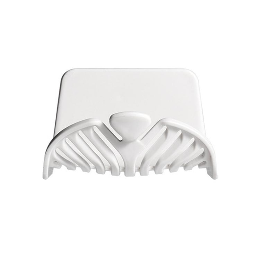 Wall Mounted Soap Dish Drain Rack Bathroom Organizer ABS Soap Holder 1
