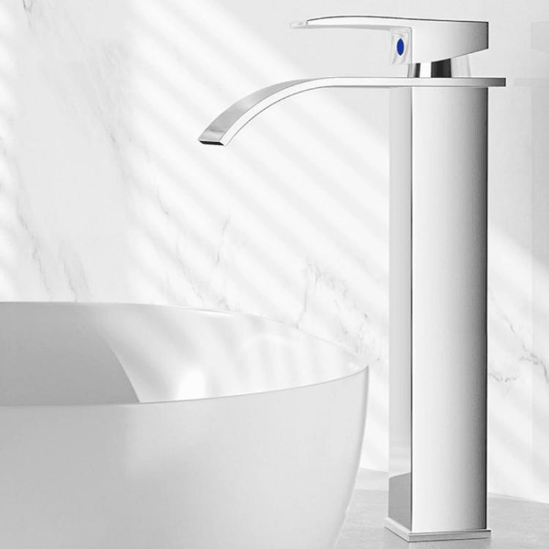 Waterfall Bathroom Faucet Stainless Steel Hot Cold Mixer Tap For Sink Basin 11