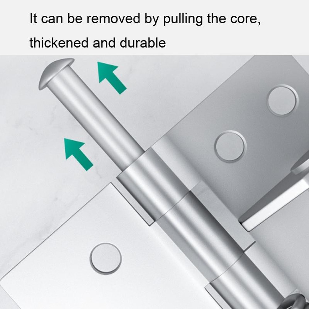 4 Inch Automatic Door Closer Hinge Multifunction Soft Close Door Stopper 4