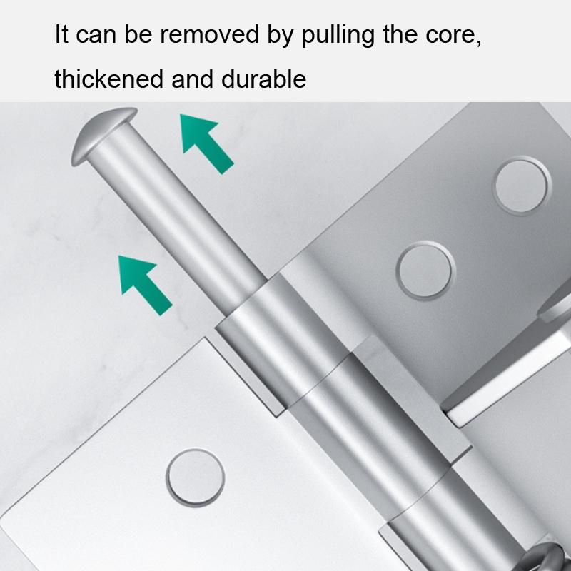 4 Inch Automatic Door Closer Hinge Multifunction Soft Close Door Stopper 4