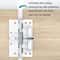 4 Inch Automatic Door Closer Hinge Multifunction Soft Close Door Stopper 7