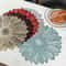 Sunflower Shape PVC Heat Resistant Dining Table Placemat Kitchen Decor Mat