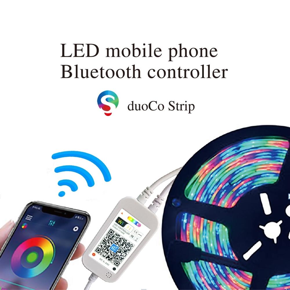 Smart WiFi RGB LED Strip Controller With App Remote Music Sync And Alexa Voice Control 2
