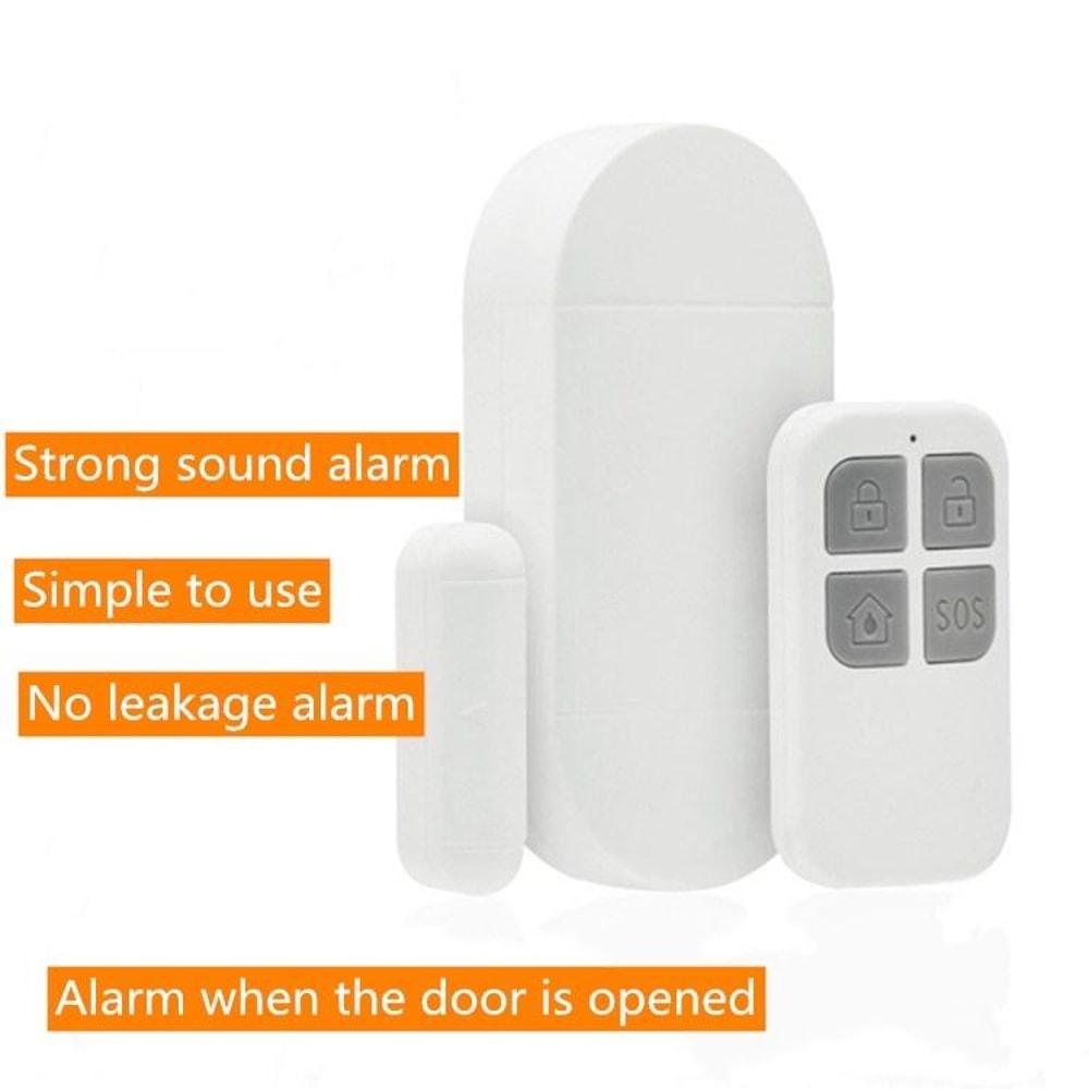 Wireless Door Alarm Remote Control Anti Theft Home Security Alarm System for Doors and Windows