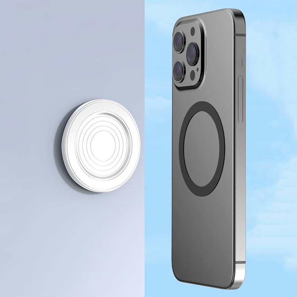 Magnetic Phone Holder Wall Mount Adhesive Hands Free Phone Stand 1