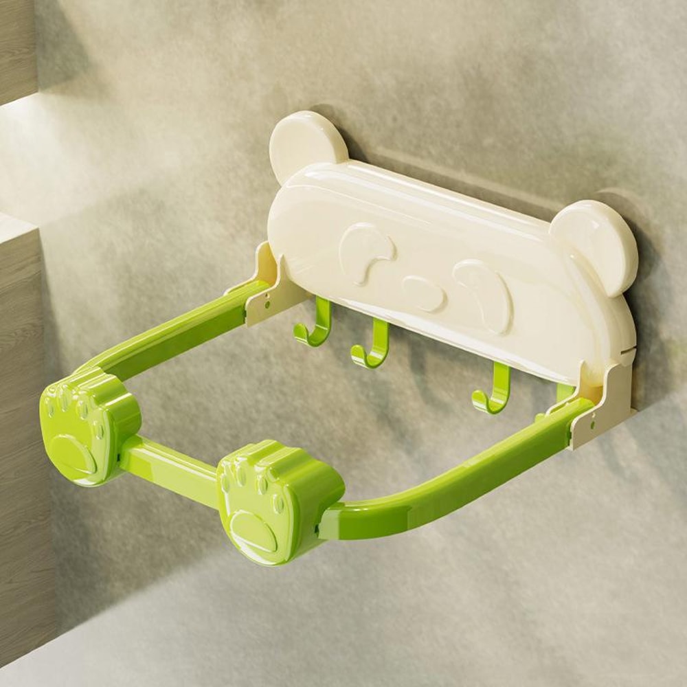 Foldable Suction Cup Basin Rack No Drill Bathroom Shelf 9