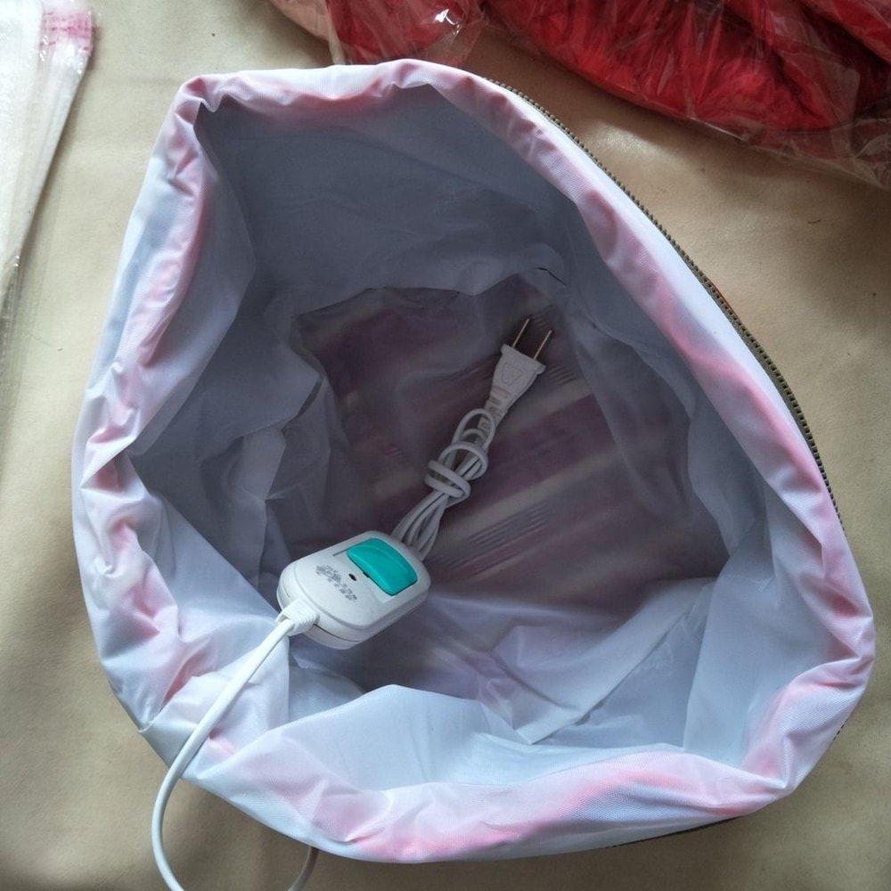 Electric Hair Steamer Cap Adjustable Heat Hair Mask & Dye Processing Cap for Deep Conditioning