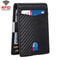 RFID Blocking Leather Card Holder Wallet with Coin Pocket Slim Anti-Theft Credit Card Wallet