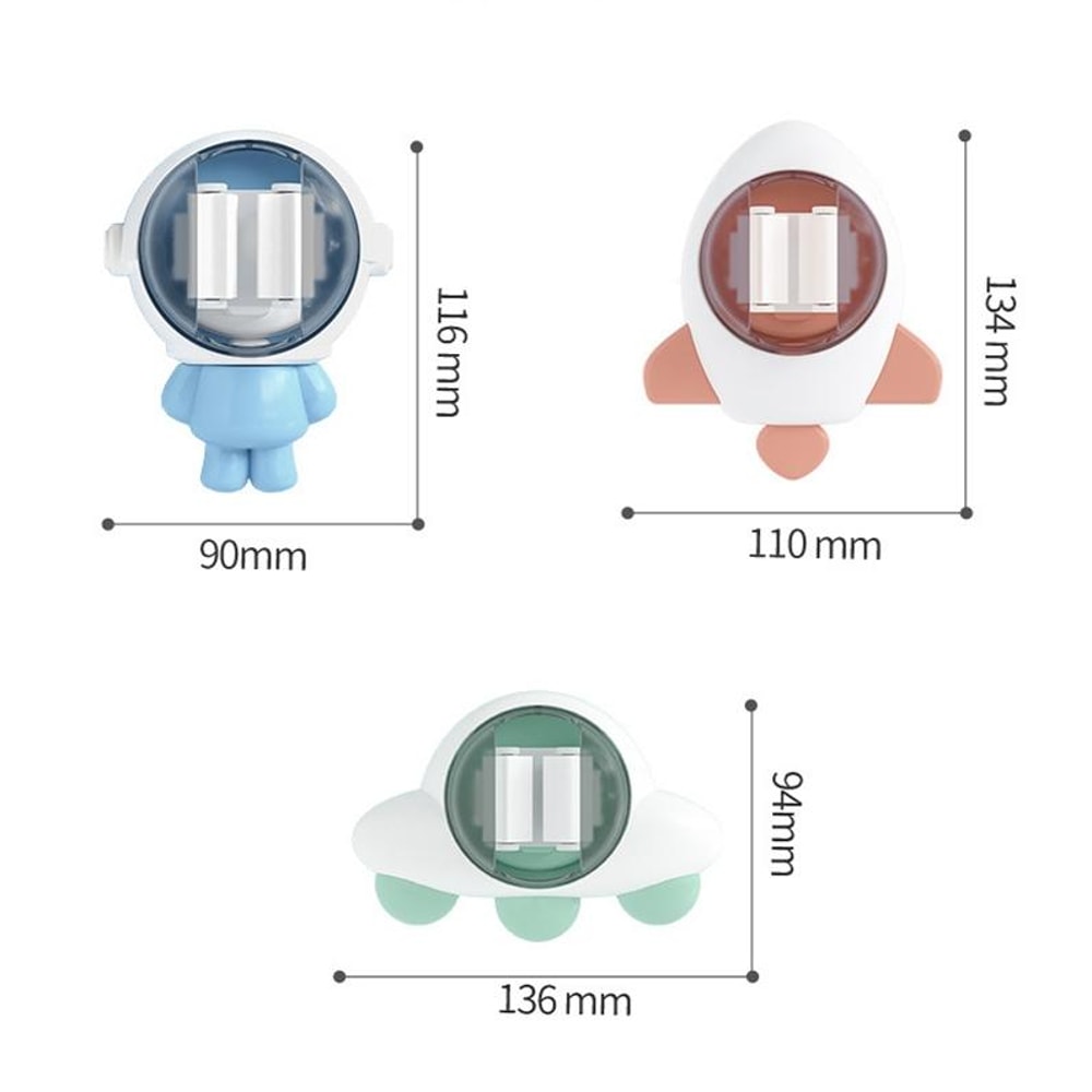 Cartoon Self Adhesive Mop Holder Wall Hook For Bathroom And Kitchen Storage 2