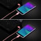 LED Micro USB Cable With Indicator Light Bobbin Storage Case 1M Fast Charging Data Sync Cord 7