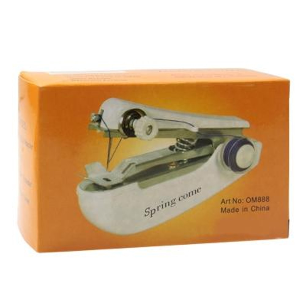 Handheld Mini Sewing Machine Portable Quick Clothing Repair Tool for Fabric Fixes Travel Use