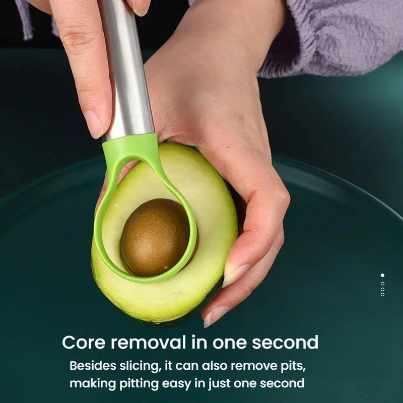 Dual-Ended Stainless Steel Avocado Slicer