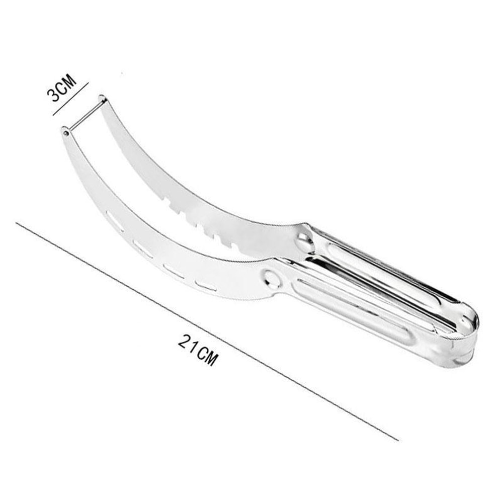 Thickened Stainless Steel Watermelon Slicer and Melon Cutter