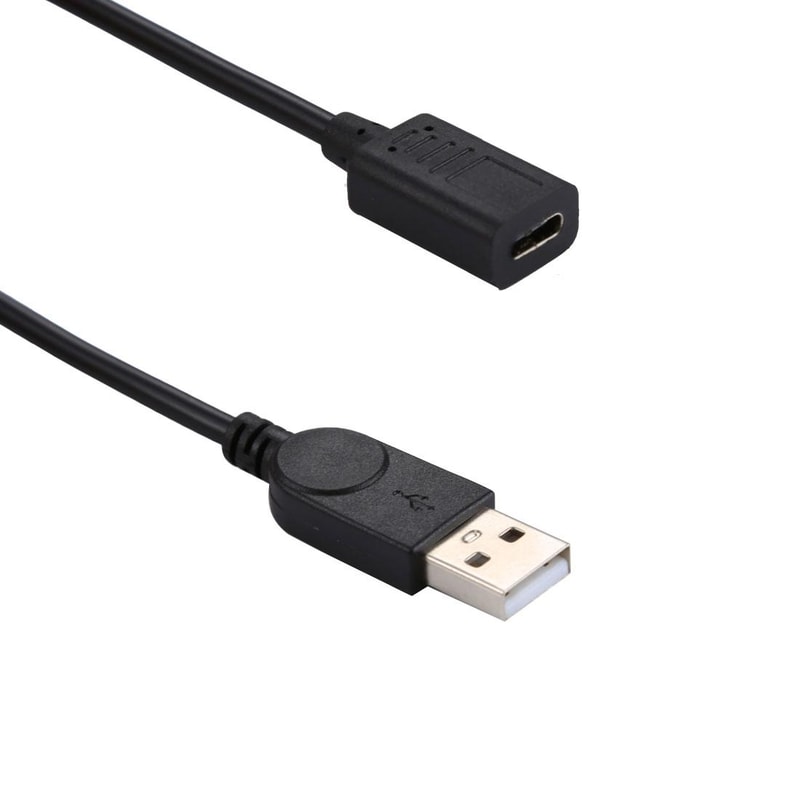 USB C Female To USB 20 Male Adapter Cable Fast Sync Converter 1