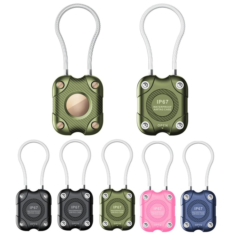 Waterproof AirTag Protective Case With Rope Keychain For 1st 2nd Gen Locator Durable Pet Travel C 5