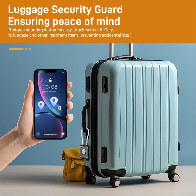 Waterproof AirTag Protective Case With Rope Keychain For 1st 2nd Gen Locator Durable Pet Travel C 12