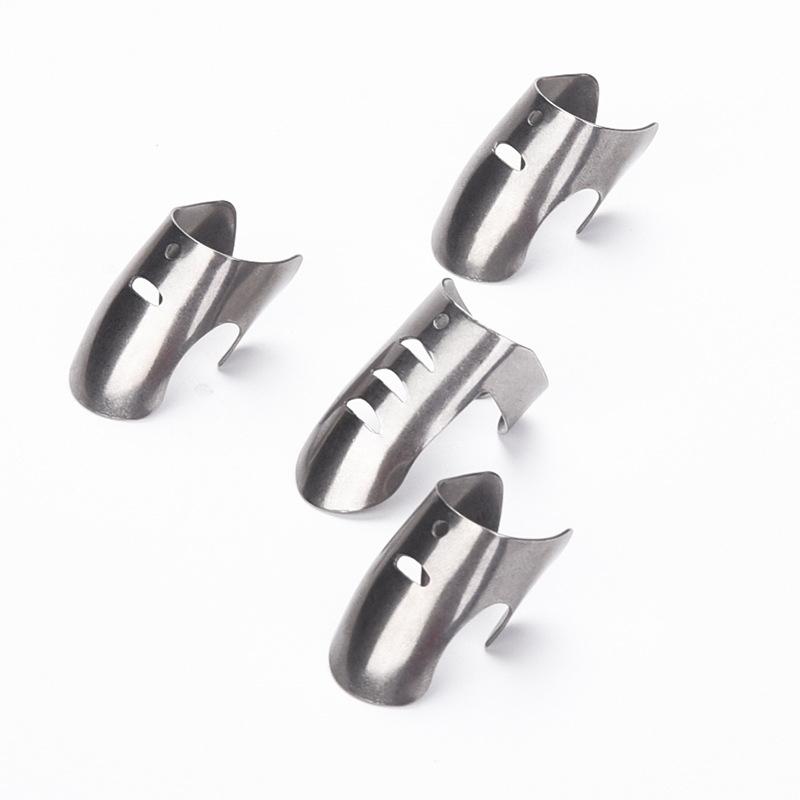 Adjustable Stainless Steel Finger Guard Set for Safe Slicing and Chopping