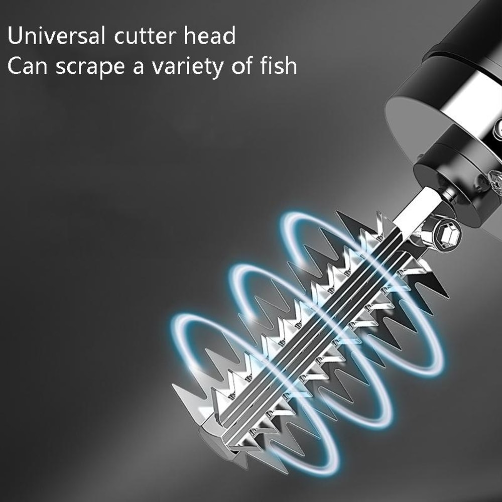 Electric Fish Scaler Waterproof Fish Scale Remover Tool 2