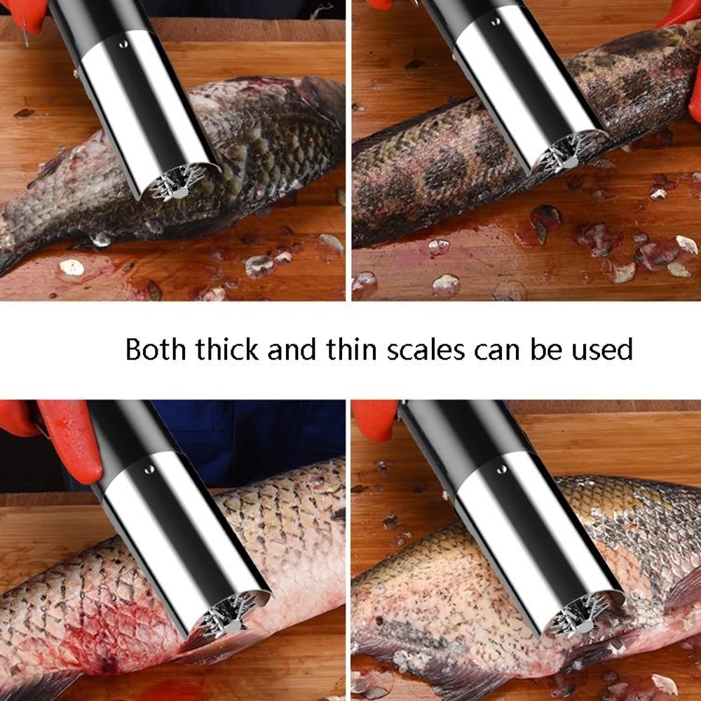 Electric Fish Scaler Waterproof Fish Scale Remover Tool 6
