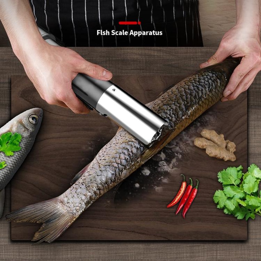 Electric Fish Scaler Waterproof Fish Scale Remover Tool 0