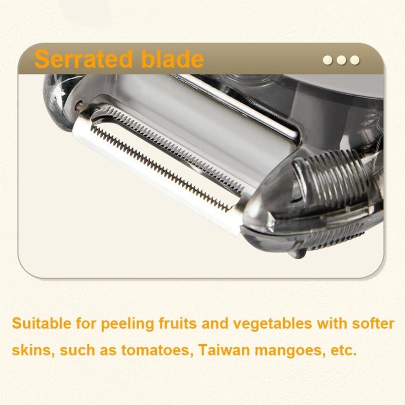 Rotary Vegetable Peeler Fruit Grater And Kitchen Scraper 3
