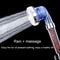 High Pressure Filtered Shower Head With Negative Ion Beads 3 Spray Modes 4