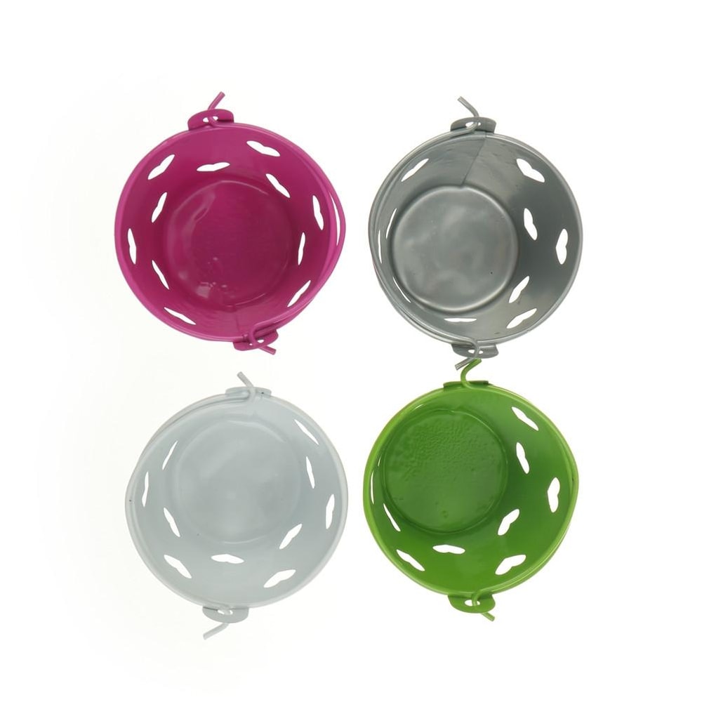 Heart Hollow Round Cute Desk Pen Holder Mini Desktop Storage Bucket Organizer