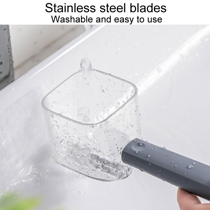 Stainless Steel Vegetable Peeler With Long Handle And Storage Box 1