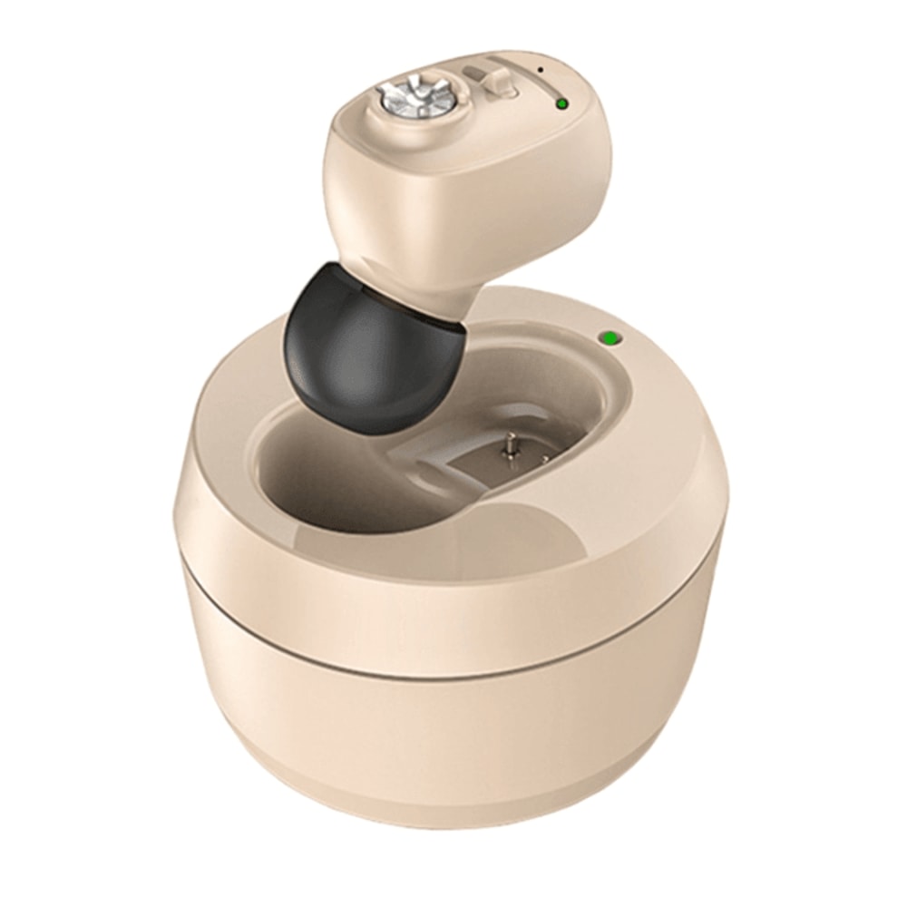 Rechargeable Bluetooth Hearing Aid With Noise Reduction InEar Sound Amplifier For Seniors 6