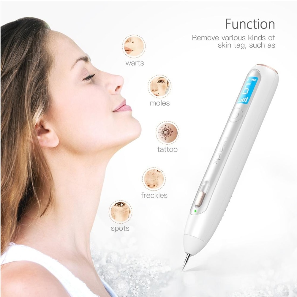 Wireless Rechargeable Mole Removal Pen with LED Display & Precision Spot Treatment Kit