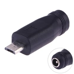 dc to micro usb adapter cable compact power converter for phones and tablets
