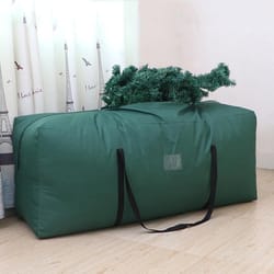 heavy-duty christmas tree storage bag waterproof holiday tree storage bag with zipper and label slot