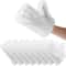 Fish Scale Reusable Dust Removal Cleaning Mittens, Washable Non Woven Cleaning Gloves, White