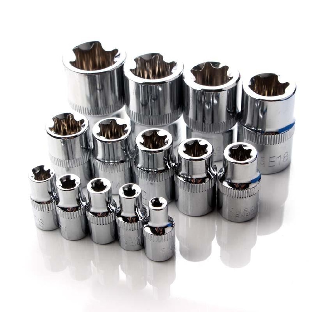 Torx Socket Set Plum Blossom Car Repair Kit, Chromium Vanadium Steel Tool Set