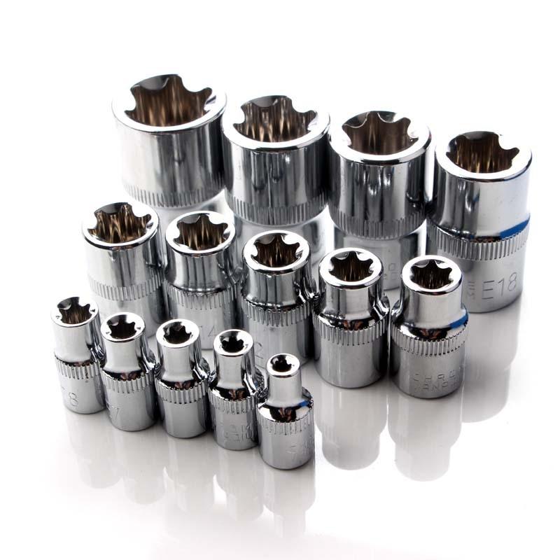 Torx Socket Set Plum Blossom Car Repair Kit, Chromium Vanadium Steel Tool Set