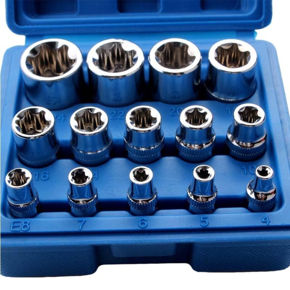 Torx Socket Set Plum Blossom Car Repair Kit, Chromium Vanadium Steel Tool Set