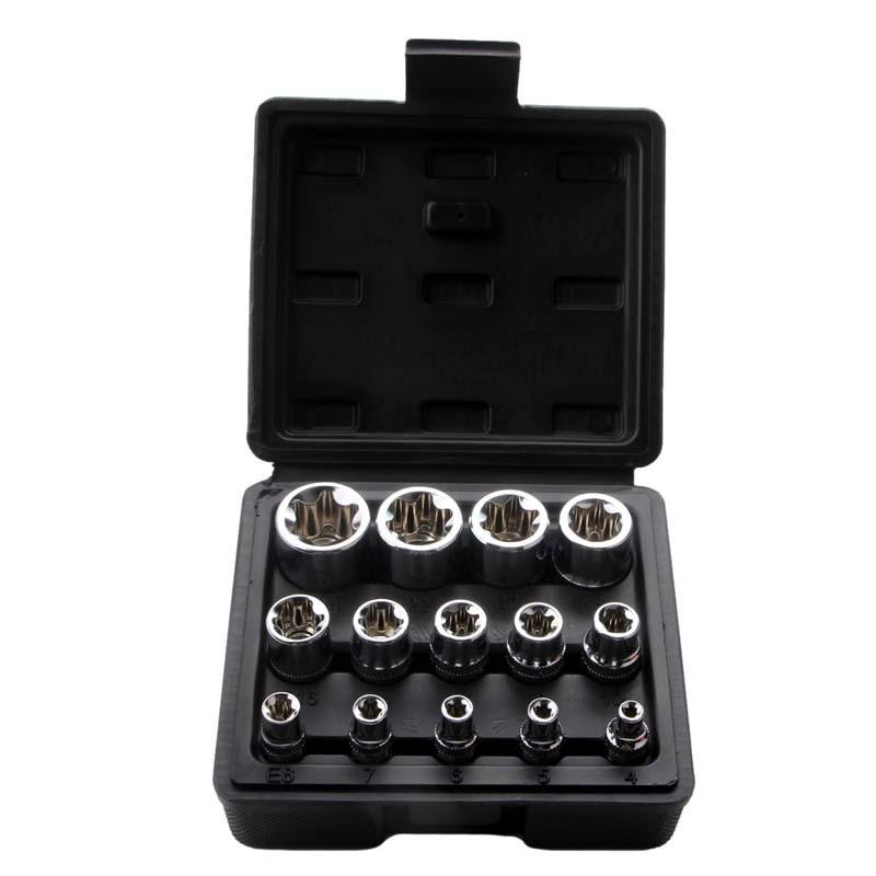 Torx Socket Set Plum Blossom Car Repair Kit, Chromium Vanadium Steel Tool Set
