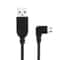 90 Left Angle Micro USB Charging Cable Short Fast Sync Cord For Android Devices 1