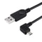 90 Left Angle Micro USB Charging Cable Short Fast Sync Cord For Android Devices 4