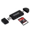 3 In 1 USB C Card Reader Adapter With OTG Micro USB SD Micro SD Support 6