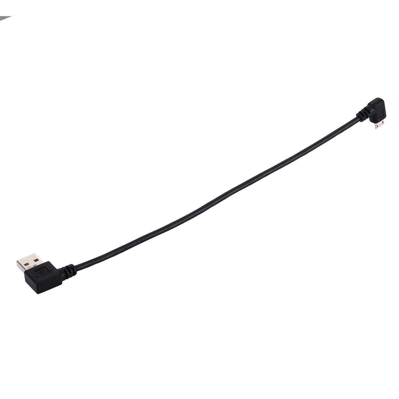 20cm Right Angle Micro USB Cable Fast Charging USB Short Cable 2