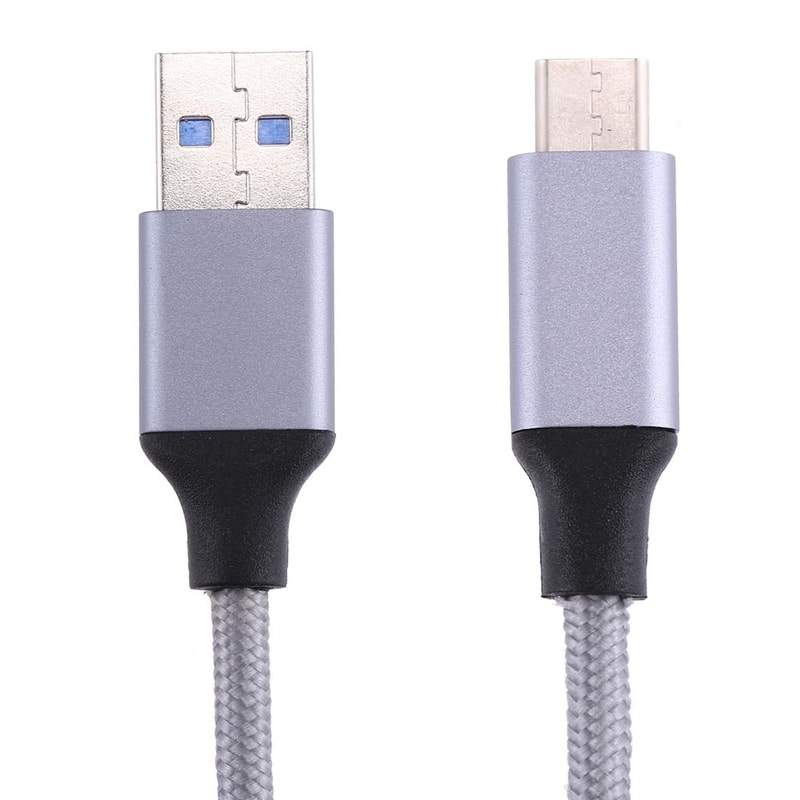 Braided USB C To USB 30 Fast Charging Cable 1m Durable Data Sync Cord 4