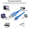 USB 20 To Micro USB Adapter Cable Fast Sync Charging Cord 2