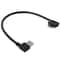 High Speed Right Angle USB 30 To Micro USB 30 Cable For Fast Data Transfer Tight Spaces 5