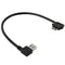 High Speed Right Angle USB 30 To Micro USB 30 Cable For Fast Data Transfer Tight Spaces 5