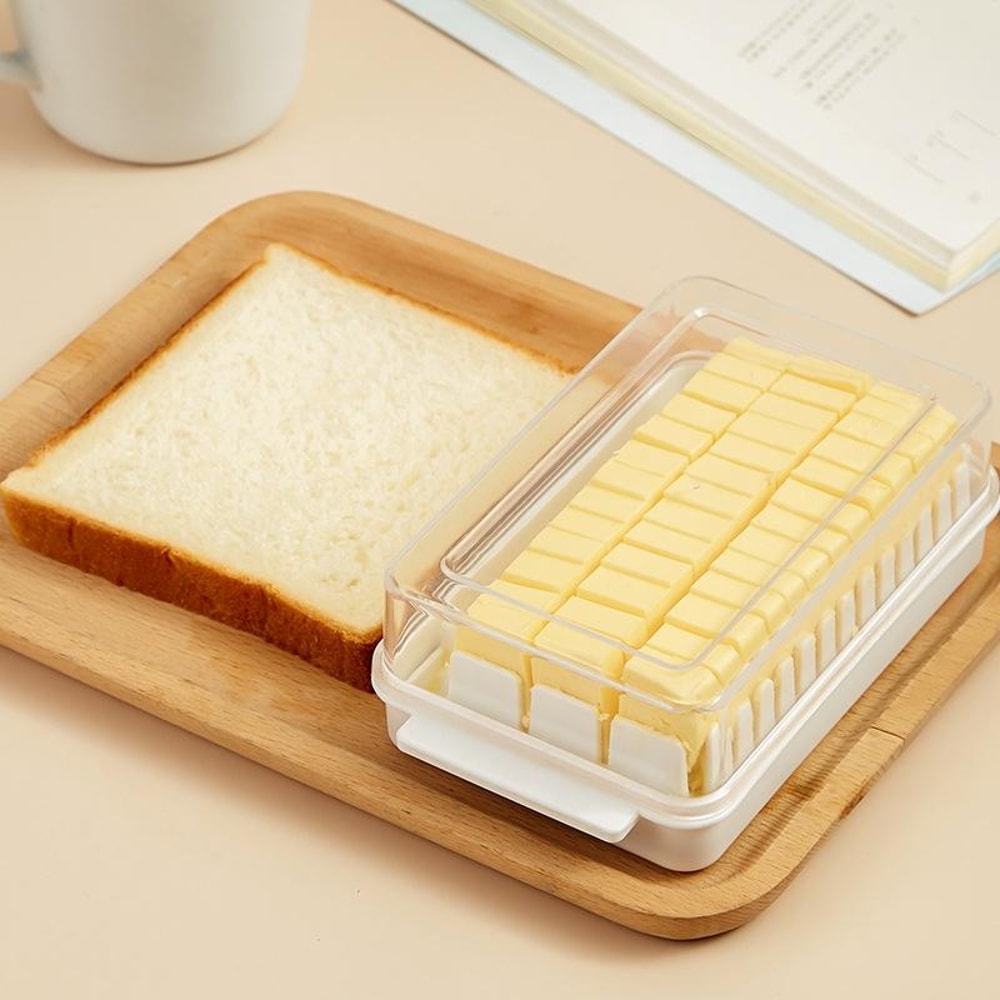 Large Capacity Transparent Butter Storage Box Airtight And Easy Access 4