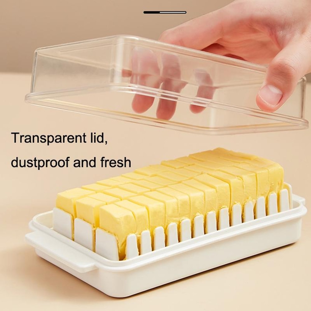 Large Capacity Transparent Butter Storage Box Airtight And Easy Access 7