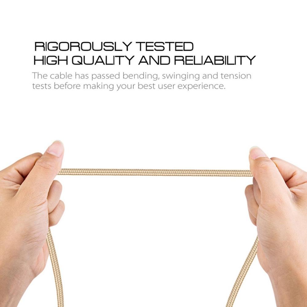 Knit Braided USB C Charging Cable Durable Fast Sync Type C Data Cable 5