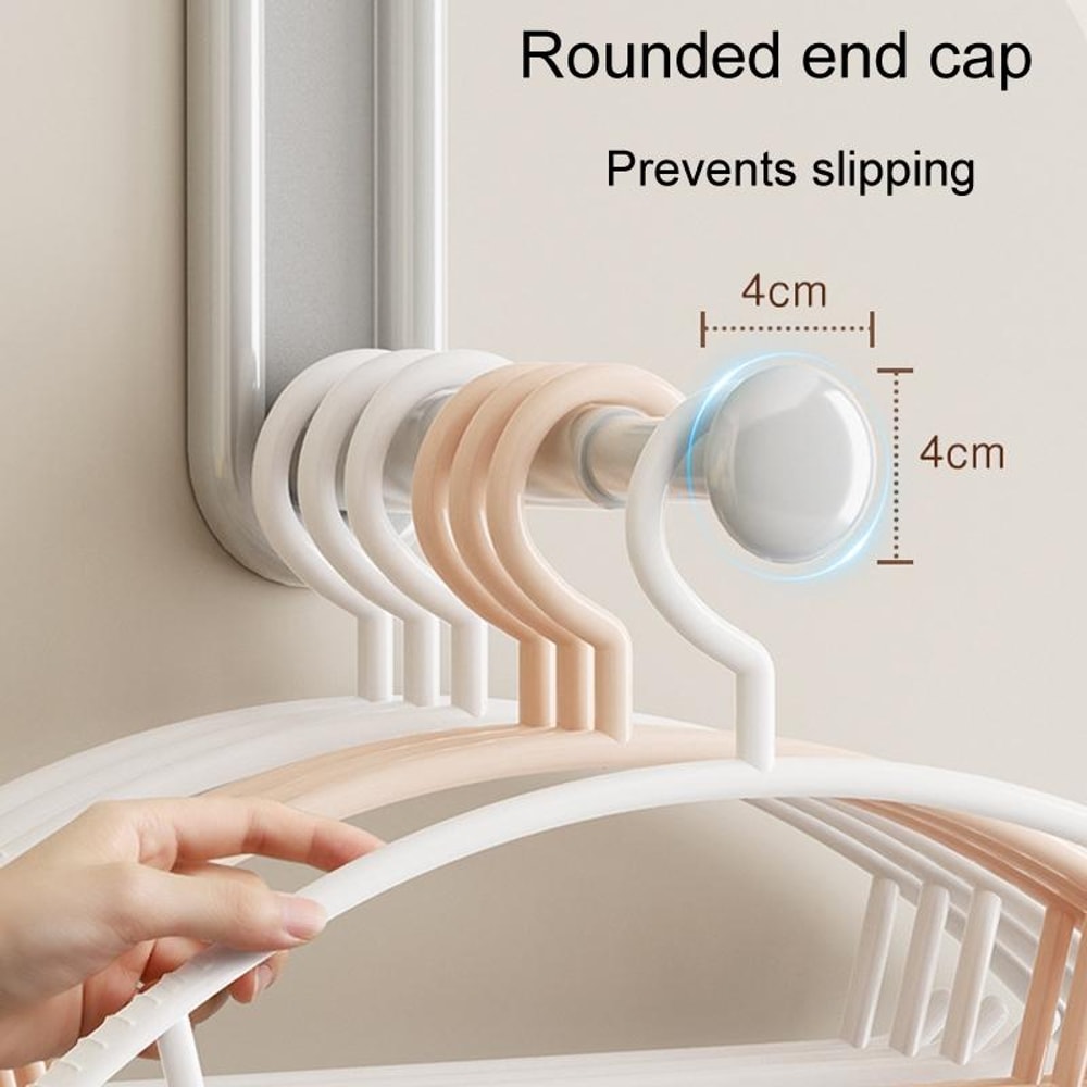 Retractable Clothes Rack Wall Mounted Drying Shelf Space Saving Laundry Organizer 6