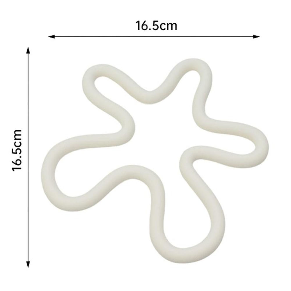 Irregular Silicone Heat Resistant Mat Non Slip Kitchen Table Protector Placemat 2